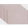 Eco-Friendly Chambray Fine Ribbed 6-pack Place Mat Pink (48.26x33.02cm)