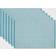 Eco-Friendly Chambray Fine Ribbed 6-pack Platzdeckchen Blau (48.26x33.02cm)