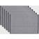 Eco-Friendly Chambray Fine Ribbed 6-pack Platzdeckchen Blau (48.26x33.02cm)