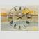 Design Art Traditional 3 Panels Wall Clock 36"