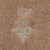 Linum Home Textiles Monogrammed B Dishcloth Brown (33.02x33.02cm)