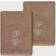 Linum Home Textiles Monogrammed P Dishcloth Brown (33.02x33.02cm)