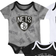 Outerstuff Brooklyn Nets Game Time Bodysuit Set 3Pcs