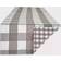 Design Imports Gingham Tablecloth Grey, White (182.88x35.56cm)