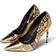 Steve Madden Vala - Gold Newspaper Print