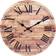 Stonebriar Collection Roman Numeral Wooden Wall Clock 13.9"