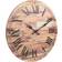 Stonebriar Collection Roman Numeral Wooden Wall Clock 13.9"