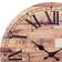 Stonebriar Collection Roman Numeral Wooden Wall Clock 13.9"