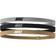 Nike Elastic Hairband 3-pack - Metallic Silver/Black/Gold