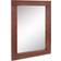 Stonebriar Collection Rustic Rectangular Redwood Wooden Frame Väggspegel 45.7x61cm
