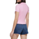 Calvin Klein Ribbed Cap Sleeve Polo Shirt - Pink Pulse