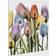 Empire Art Direct Tulip X-Ray Glass Wall Decor 24x24"