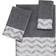 Avanti Chevron Bath Towel Gray (127x68.58cm)