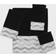 Avanti Chevron Galaxy Guest Towel Black (76.2x40.64)