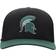 Top of the World Michigan State Spartans Two-Tone Reflex Hybrid Tech Flex Hat Men - Black/Green