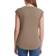 Calvin Klein Cap Sleeve Henley Top - Caper