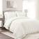 Lush Decor Reyna Duvet Cover White (228.6x172.72)