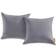 modway Convene Patio Complete Decoration Pillows Gray (44.45x44.45cm)
