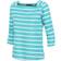 Regatta Women's Polexia Square Neck Top - Turquoise/White Stripe