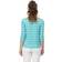 Regatta Women's Polexia Square Neck Top - Turquoise/White Stripe