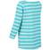 Regatta Women's Polexia Square Neck Top - Turquoise/White Stripe