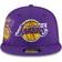 New Era Los Angeles Lakers Back Half 9FIFTY Snapback Adjustable Hat Men - Purple
