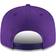 New Era Los Angeles Lakers Back Half 9FIFTY Snapback Adjustable Hat Men - Purple