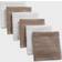 DII Stone Basic Chef Dishcloth White, Brown (30.48x30.48cm)