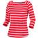 Regatta Women's Polexia Square Neck Top - True Red/White