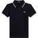 Fred Perry Junior Boy's Twin Tipped Polo Shirt - Black/White/White (SY3660-102)