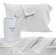 BedVoyage 300 Thread Count Bed Sheet White (287.02x)