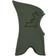 Racing Kids Organic Single Layer Cotton Balaclava with Top and Bat - Army Green (503306-88)