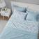 Laura Ashley Vanessa Flannel Bed Linen Blue (203.2x198.12cm)