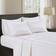 Madison Park Essentials Satin Bed Sheet White (243.84x205.74cm)