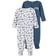 Name It Snap Button Nightsuit 2-pack - Bering Sea (13192810)