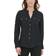 Calvin Klein Textured Roll Tab Button Down Shirt - Black