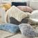 Mina Victory Plush Yarn Shimmer Shag Complete Decoration Pillows Gray (50.8x35.56cm)