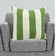 Majestic Home Goods Striped Complete Decoration Pillows Green (50.8x50.8)