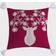 Levtex Home Villa Lugano Sleigh Bells Deer Complete Decoration Pillows Red (45.72x45.72cm)