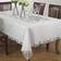 Saro Lifestyle Arabella Tablecloth White (264.16x177.8cm)