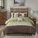 Madison Park Serene Bedspread Green (228.6x228.6cm)