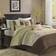 Madison Park Serene Bedspread Green (228.6x228.6cm)