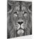 Empire Art Direct King of The Jungle Lion Frameless Free Floating Tempered Glass Panel Graphic Wall Art Wall Decor 38x38"