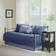 Madison Park Quebec Loose Sofa Cover Blue (190.5x99.06cm)