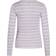 Mads Nørgaard 2x2 Cotton Stripe Tuba Top - White Alyssum/Lavendula