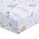 Aden + Anais Essentials Cotton Muslin Crib Sheet Space 28x52"