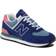 New Balance 574 M - Navy with Natural Pink