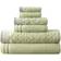 Modern Threads Damask Jacquard Bath Towel Green (137.16x68.58cm)