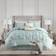 Madison Park Laurel Bed Linen Blue (228.6x228.6)