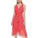 Tommy Hilfiger Surplice Midi Dress - Geranium